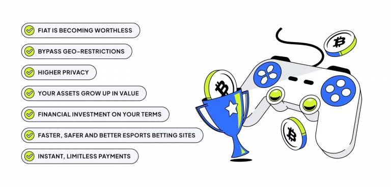 why crypto esports betting sites are great